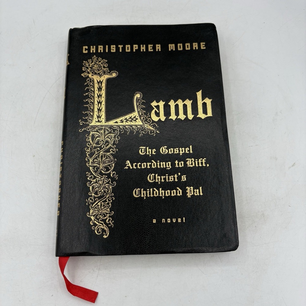 Lamb Gospel According To Biff Moore 1st Edition Novel Gilded Edges